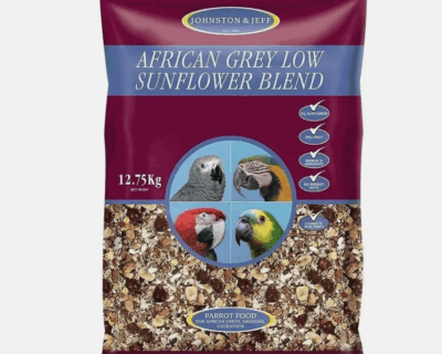 Johnston & Jeff Low Sunflower for African Greys Parrot Food 12.75kg